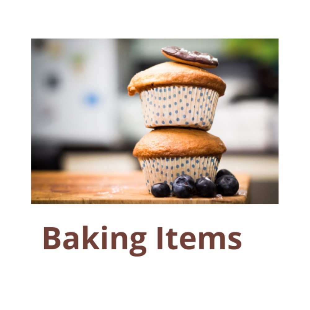 Baking Items Sign